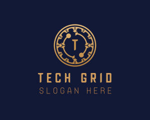 Digital Cryptocurrency Tech logo design