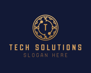 Digital Cryptocurrency Tech logo design