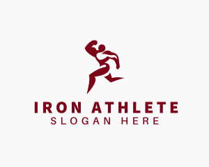 Sports Running Athlete logo design