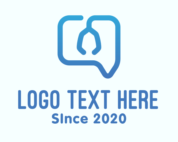 Chat Box logo example 3