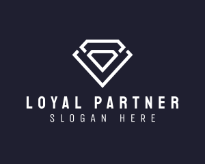 Diamond Gem Crystal logo design