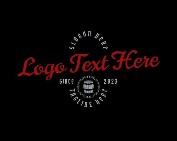 Whiskey logo example 2