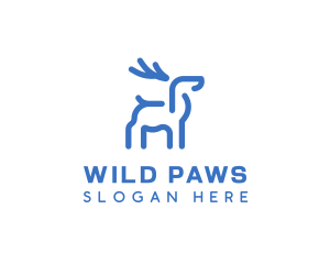 Wild Animal Deer logo