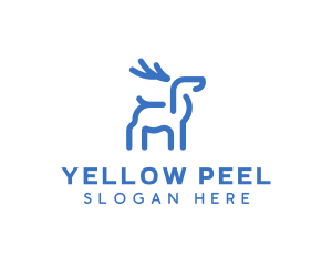 Wild Animal Deer logo design