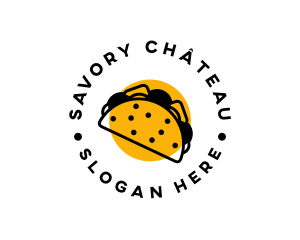 Mexican Taco Snack logo design