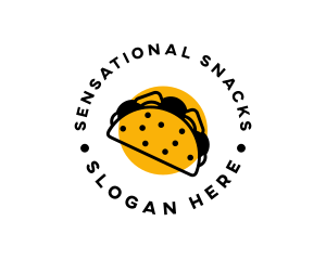 Mexican Taco Snack logo design