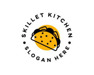 Mexican Taco Snack logo design