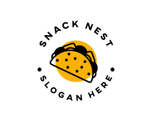 Mexican Taco Snack logo design