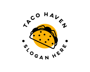 Mexican Taco Snack logo design