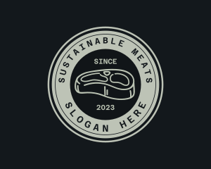 Pork Ham Steak Meat logo
