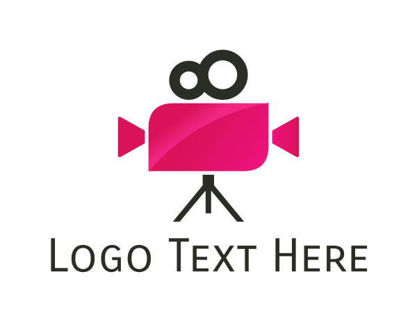 Pink Camera logo example 2