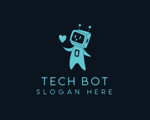 Robot Toy  Android logo design