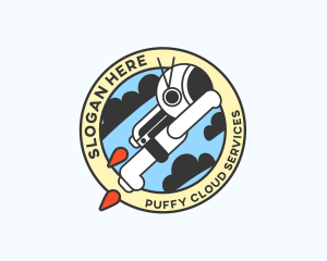 Astronaut Spaceman Suit logo