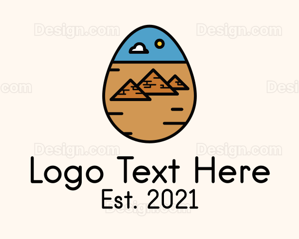 Ancient Pyramid Egg Logo