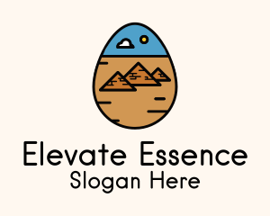 Ancient Pyramid Egg  Logo