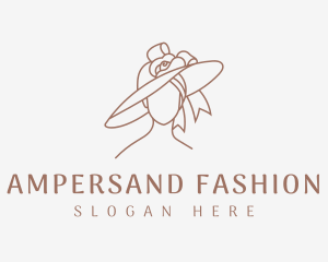 Elegant fashion Hat logo design