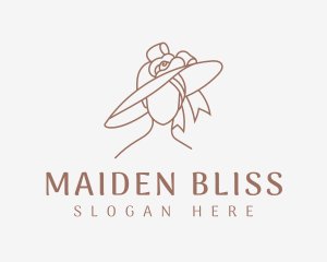 Elegant fashion Hat logo design