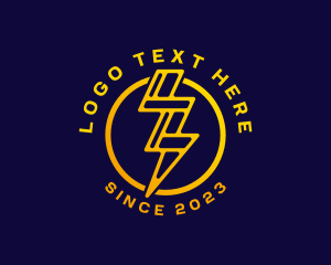 Fast Lightning Pattern logo