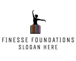 Ballerina Dancer Performance logo
