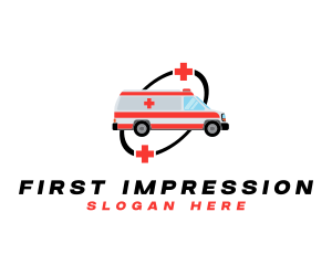 Medical Emergency Ambulance logo design