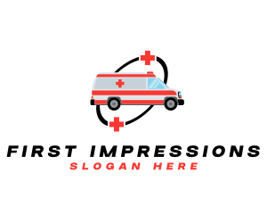 Medical Emergency Ambulance logo design