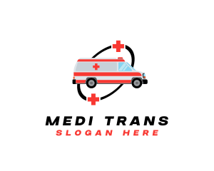 Medical Emergency Ambulance logo design