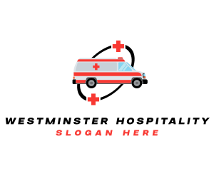 Medical Emergency Ambulance logo design