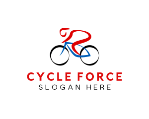 Bicycle Race Sports logo design