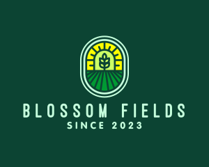 Agricultural Farm Field logo design