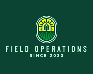 Agricultural Farm Field logo