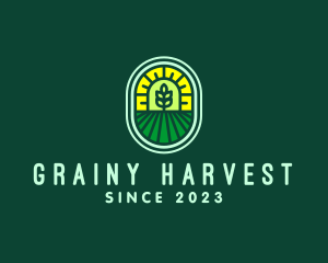 Agricultural Farm Field logo design