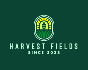 Agricultural Farm Field logo design