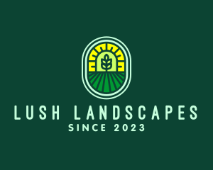 Agricultural Farm Field logo