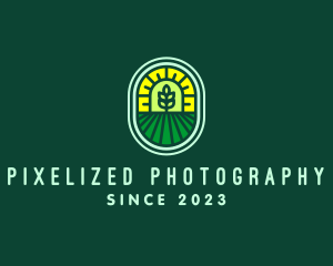 Agricultural Farm Field logo design