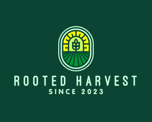 Agricultural Farm Field logo design