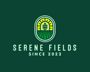 Agricultural Farm Field logo design