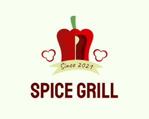 Chilli Bell Pepper  logo design