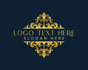 Ornamental Luxury Crest logo