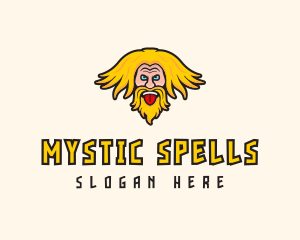 Wizard Man Avatar logo design