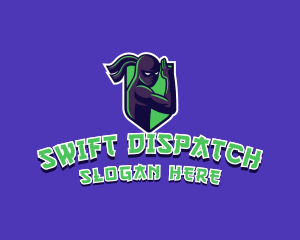 Swift Ninja Warrior logo design