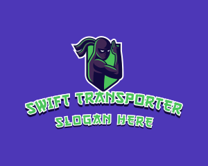 Swift Ninja Warrior logo design