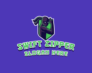 Swift Ninja Warrior logo design