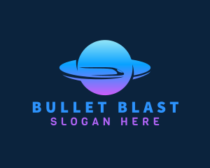 Bullet Train Planet logo design