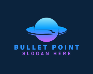 Bullet Train Planet logo design