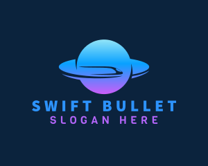 Bullet Train Planet logo design