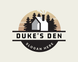 Cabin House Campsite logo design