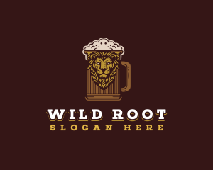 Lion Beer Mug logo