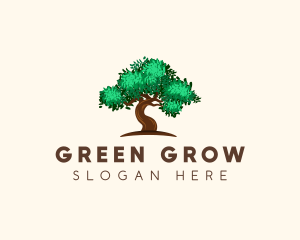 Green Tree Woods logo design