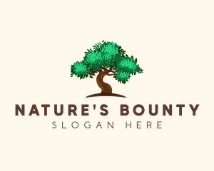 Green Tree Woods logo design