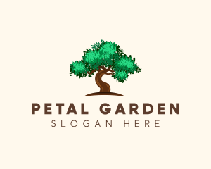 Green Tree Woods logo design